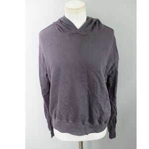 t.la Hoodie XS Purple Pullover Relaxed French Terry Anthropologie Sweatshirt
